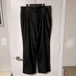 Rachel Zoe Leather Look Trousers